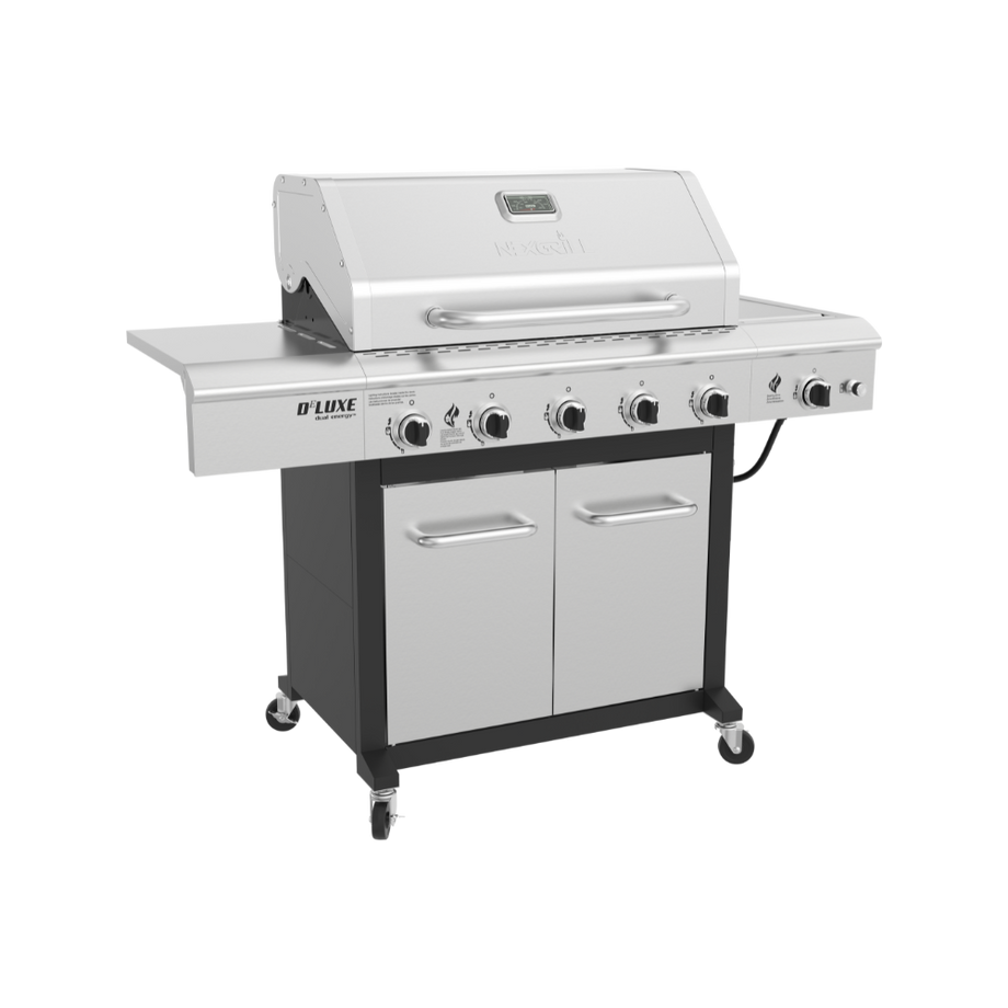 5-Burner Gas Grill with Searing Side Burner