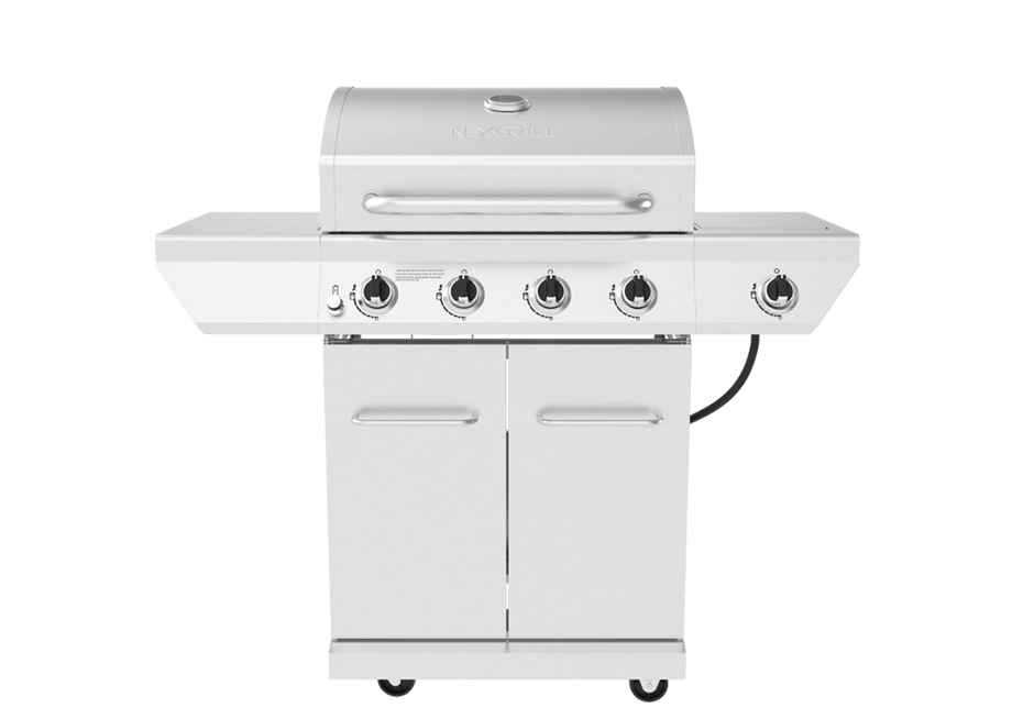 4-Burner Gas Grill with Side Burner