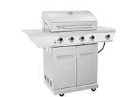 4-Burner Gas Grill with Side Burner