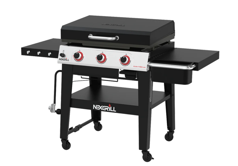 Daytona™ 3-Burner Propane Gas Grill with Griddle Top