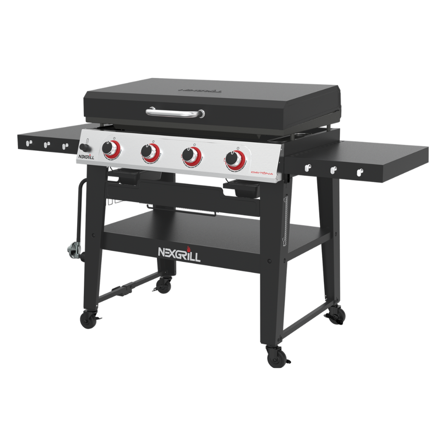 Black Nexgrill Daytona™ 4-Burner Flat Top Griddle Gril