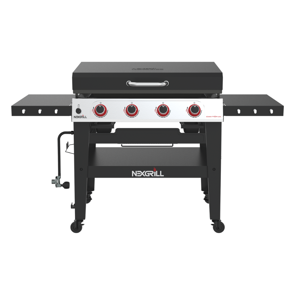 Black Nexgrill Daytona™ 4-Burner Flat Top Griddle Gril