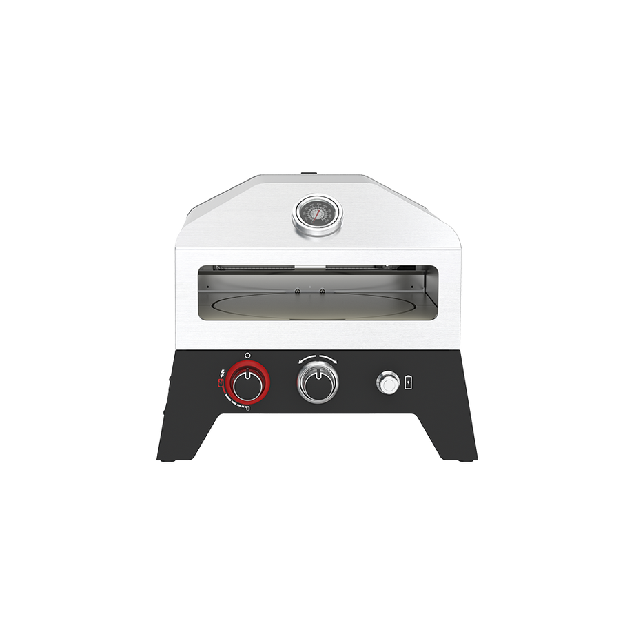 12 in. Tabletop Propane Gas Outdoor Pizza Oven with Pizza Kit and Cover