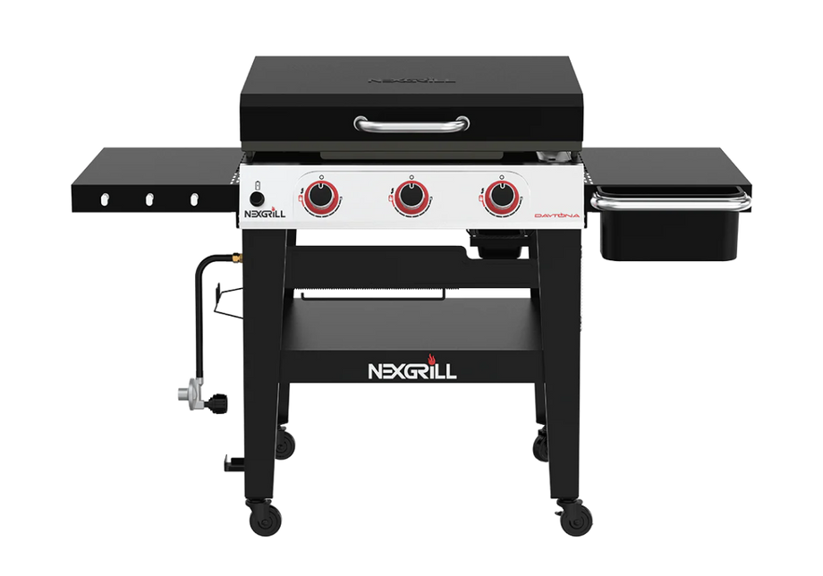 Daytona™ 3-Burner Propane Gas Grill with Griddle Top