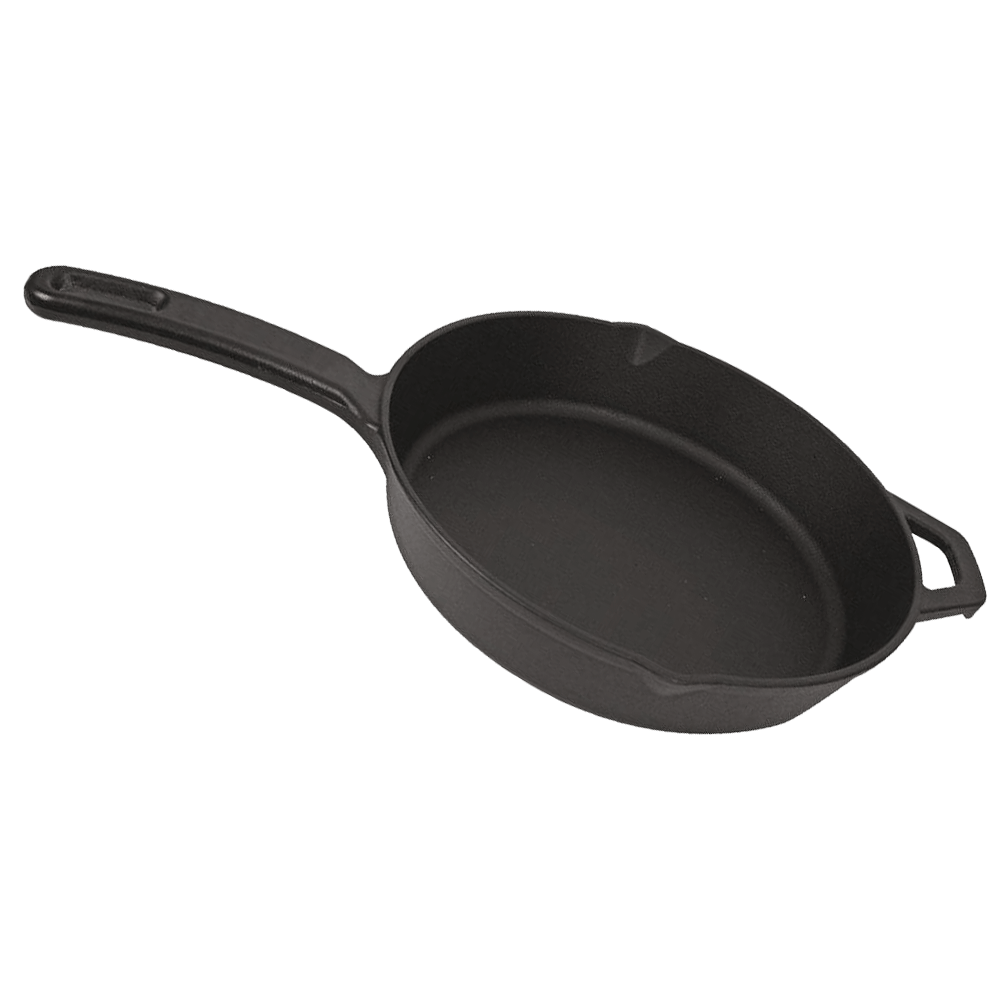 round cast iron skillet