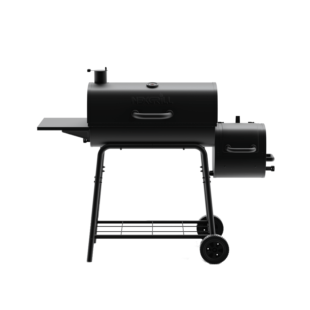 29 in. Barrel Charcoal Grill with Smoker