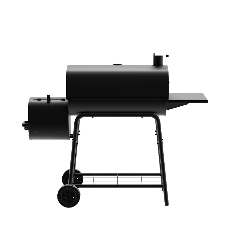 29 in. Barrel Charcoal Grill with Smoker