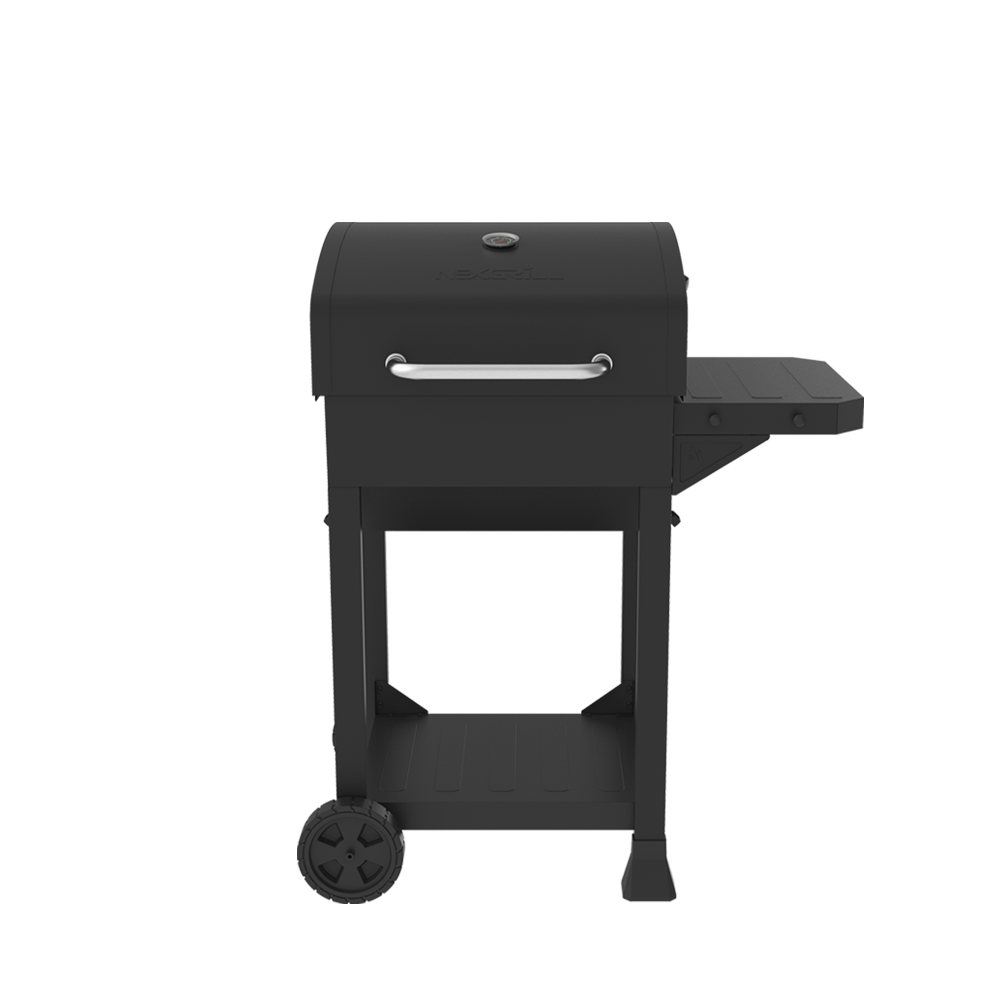 Charcoal Grill with Side Shelf