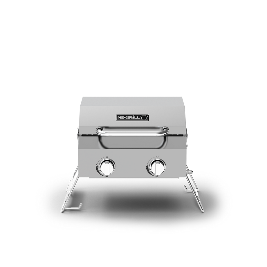 2-Burner Table Top Portable Propane Gas Grill