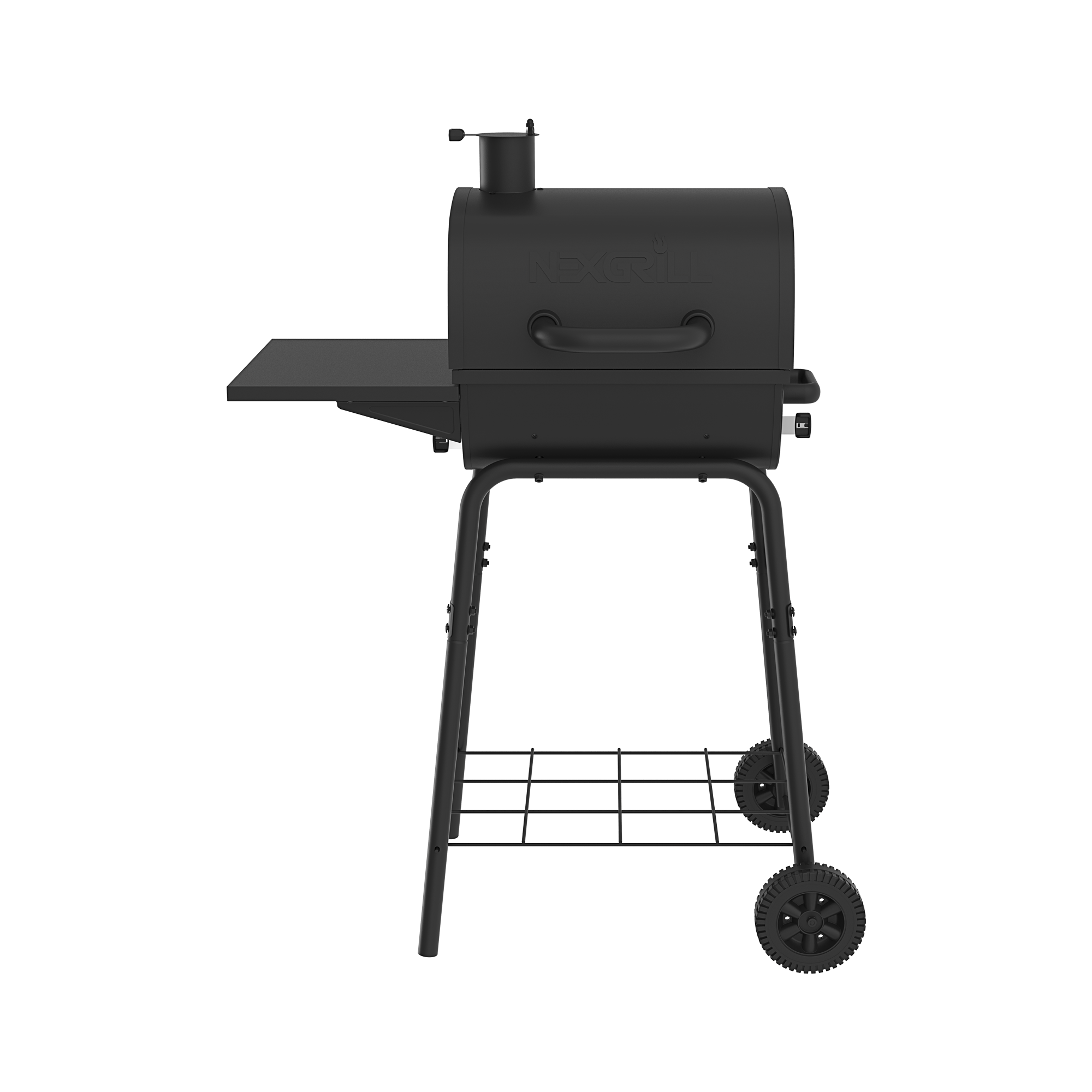 17.5" Charcoal Barrel Grill with Side Shelf