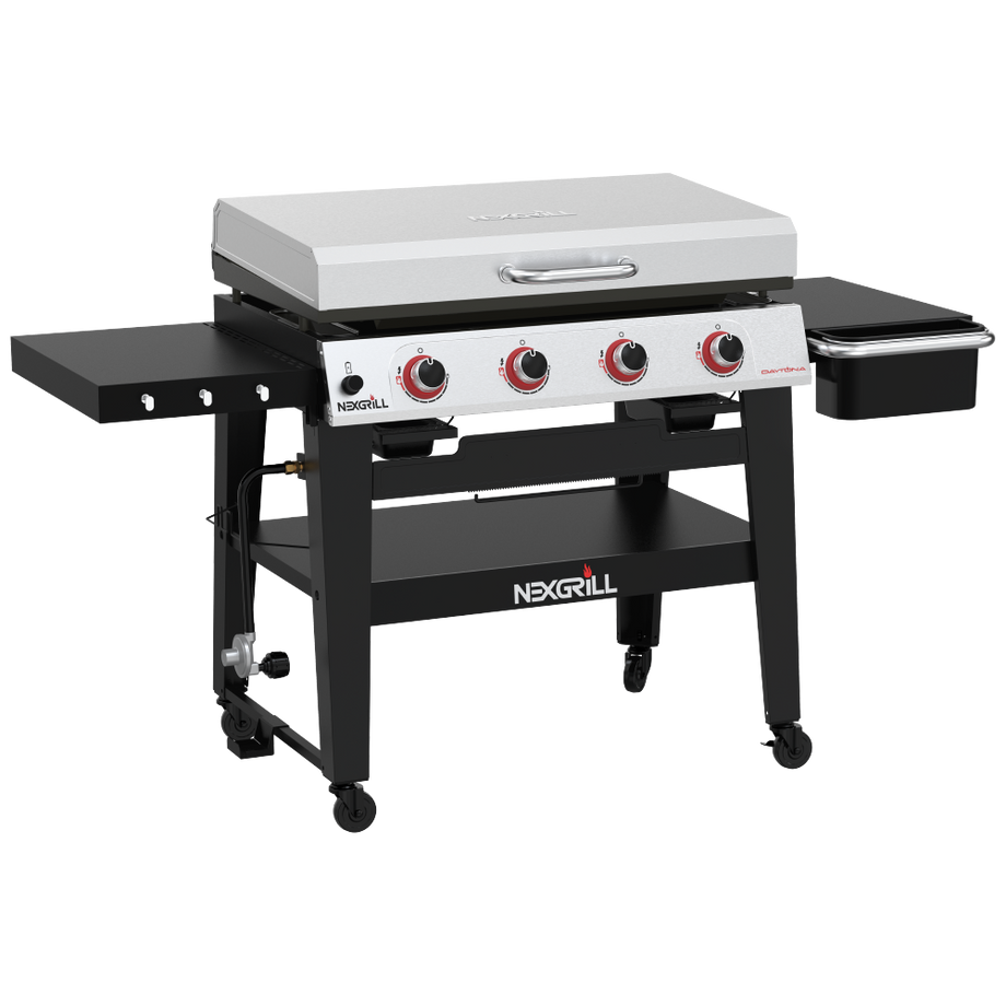 Stainless Steel Nexgrill Daytona™ 4-Burner Flat Top Griddle Gril