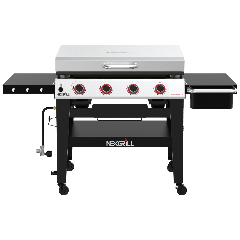 Stainless Steel Nexgrill Daytona™ 4-Burner Flat Top Griddle Gril