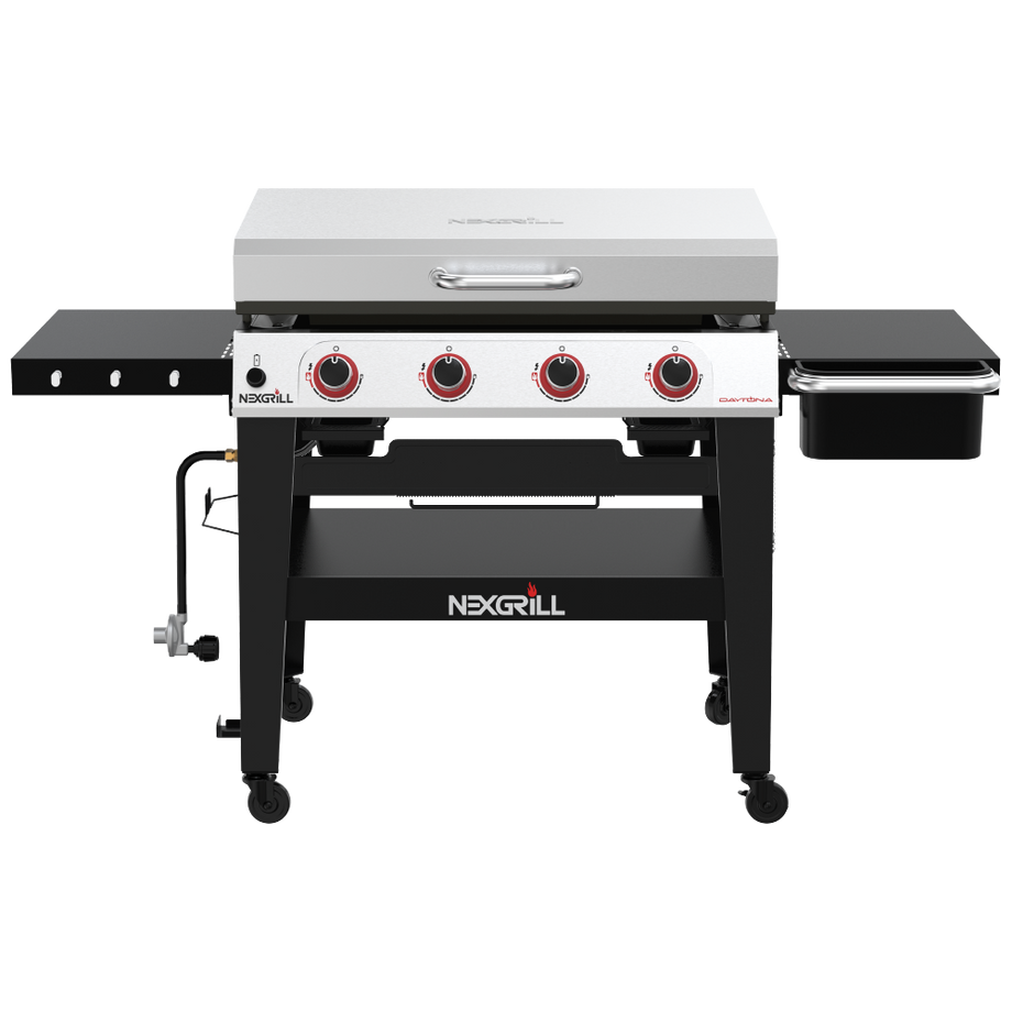 Stainless Steel Nexgrill Daytona™ 4-Burner Flat Top Griddle Gril